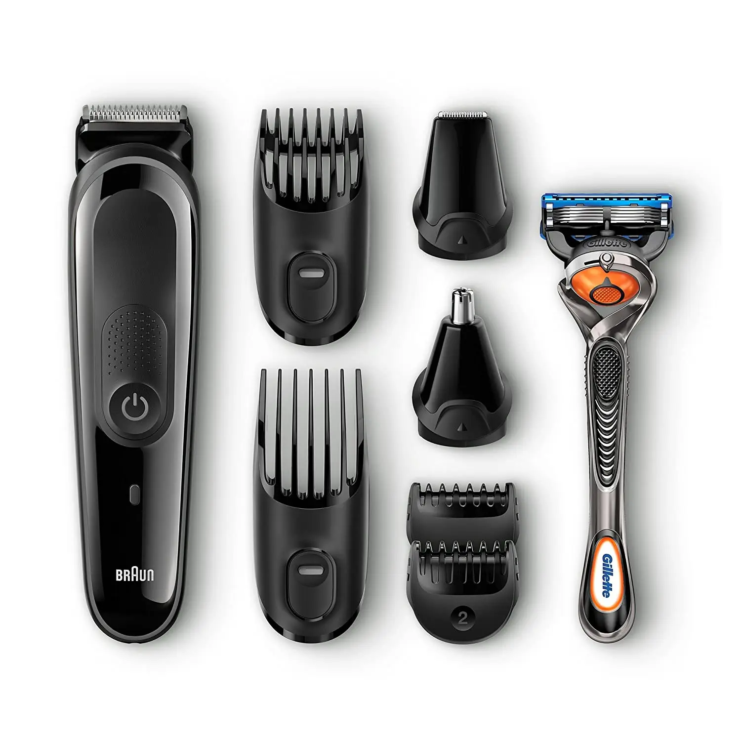 Braun MGK 5060 Multi grooming kit 8 in one Trimmer for precision styling head to toe Pack 1 MGK5060|Electric - AliExpress