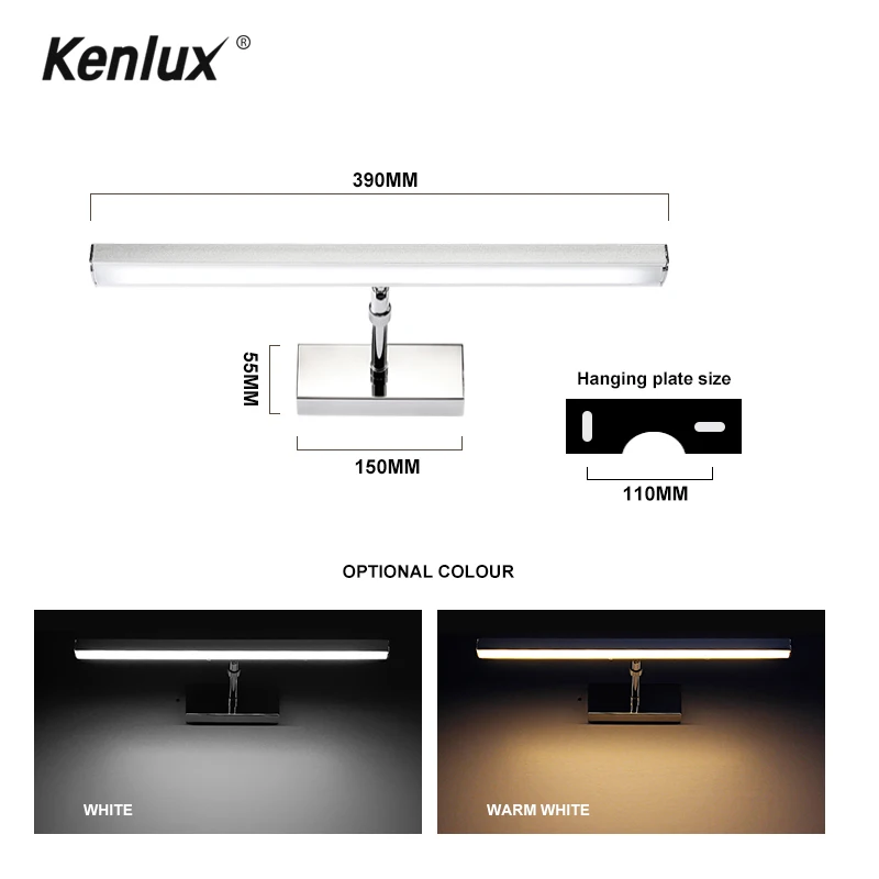 Лидер продаж 2019 светодиодный настенный светильник для ванной комнаты зеркала с