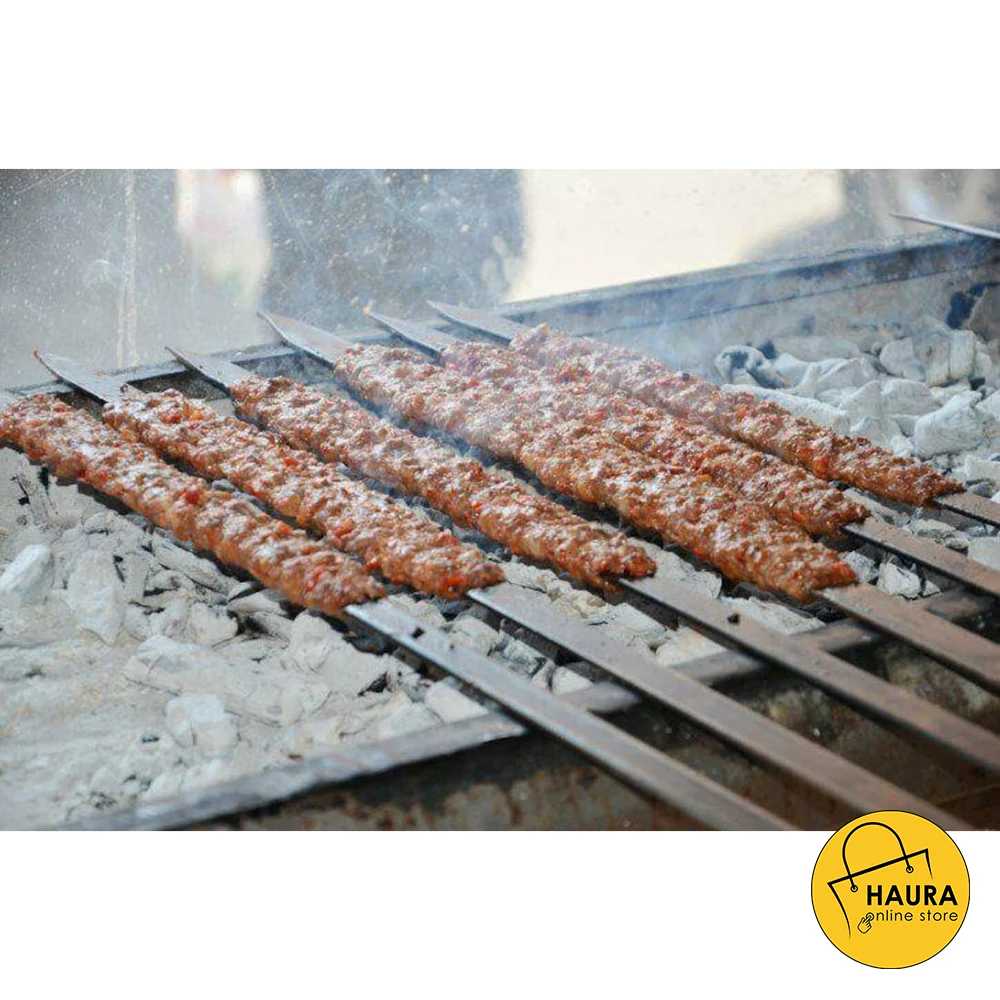 шампура для шашлыка Оцинкованные Шпажки мяса Adana Kebab Doner 50 см кухонный гриль