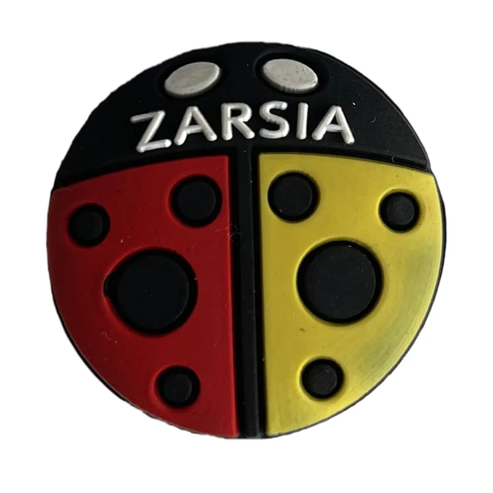 2Pcs Retail NEW ZARSIA Cartoon Silicone Tennis Damper Shock Absorber to Reduce Tenis Racquet Vibration Dampeners