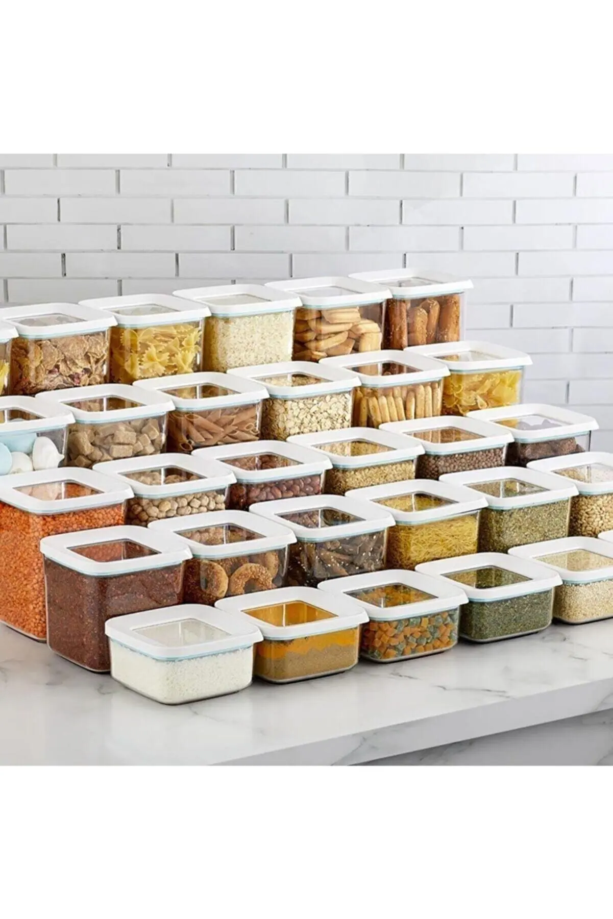 3X90 0 мл Кухонный Контейнер для хранения пищи набор контейнеров кухни квадратная