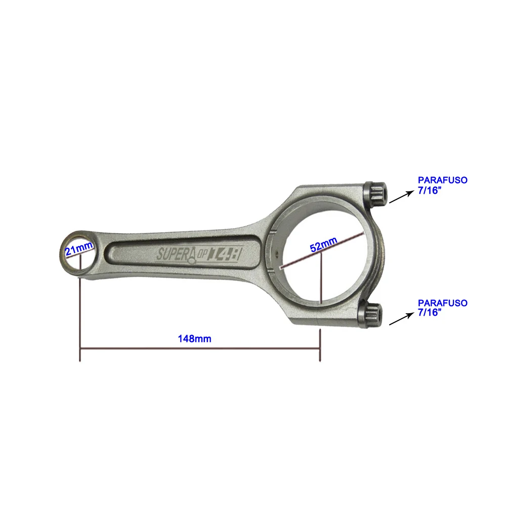 Кованые шатуны OPEL Vauxhall Chevy C22 C22NE X22XE C22XE C22LET 148 мм 4340 кованые с стержнями A I Beam|con