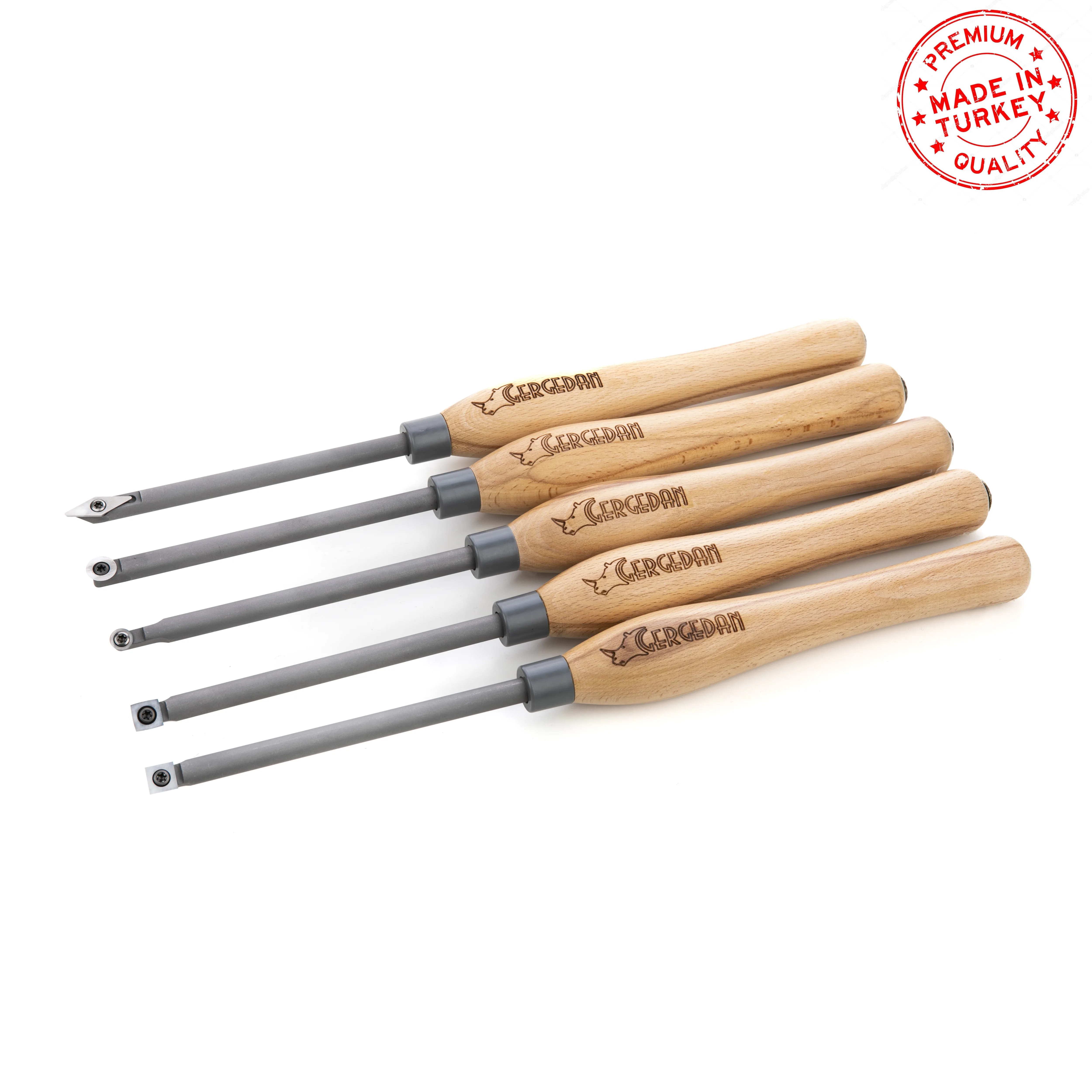 

Wood Turning Lathe Tools Set Pro - 12 With Carbide Inserts Cutter WoodWorking Hand-Held Knife