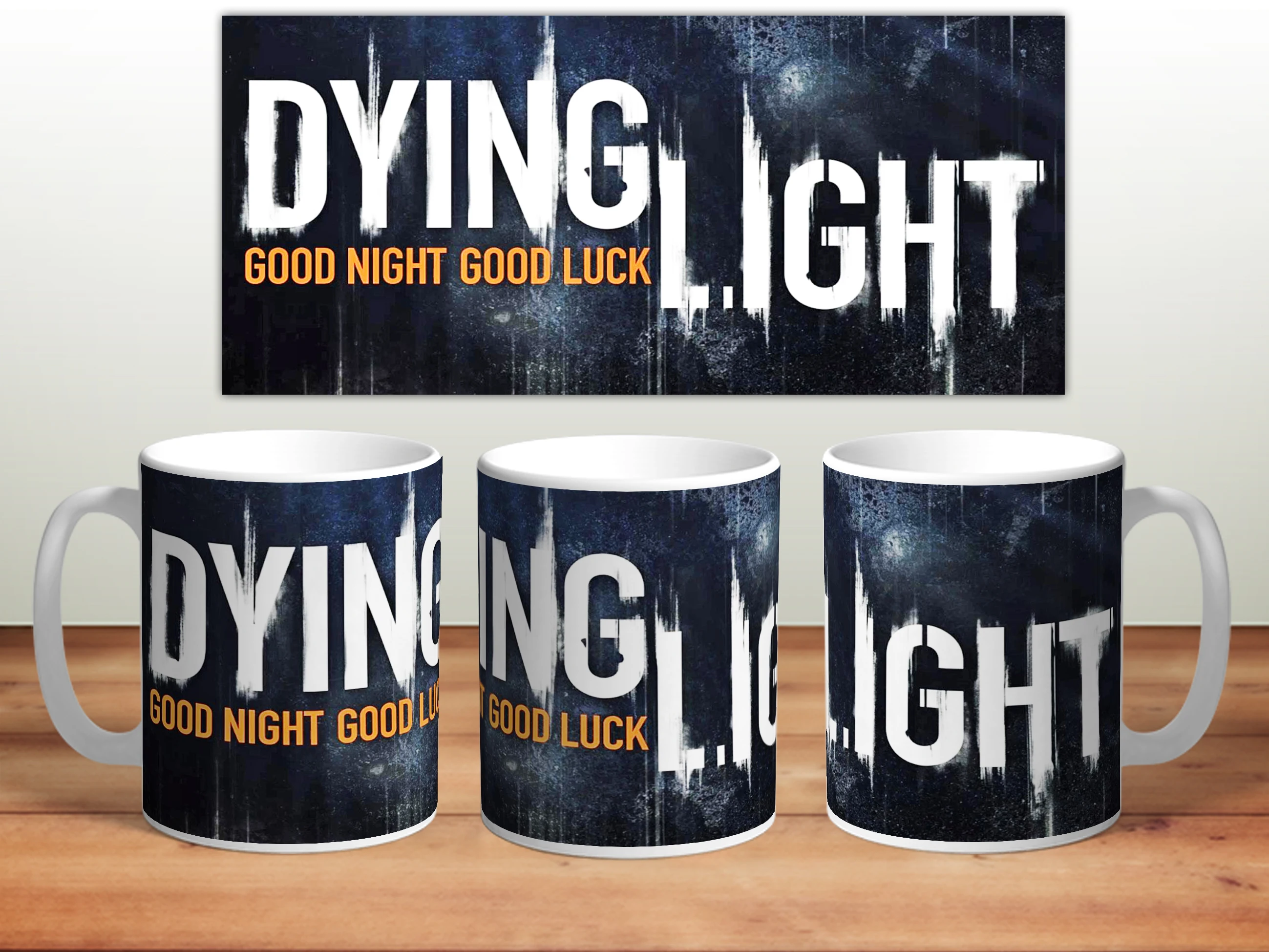 Кружка с принтом Dying Light подарок сувенир. 330мл керамика|Кружки| |