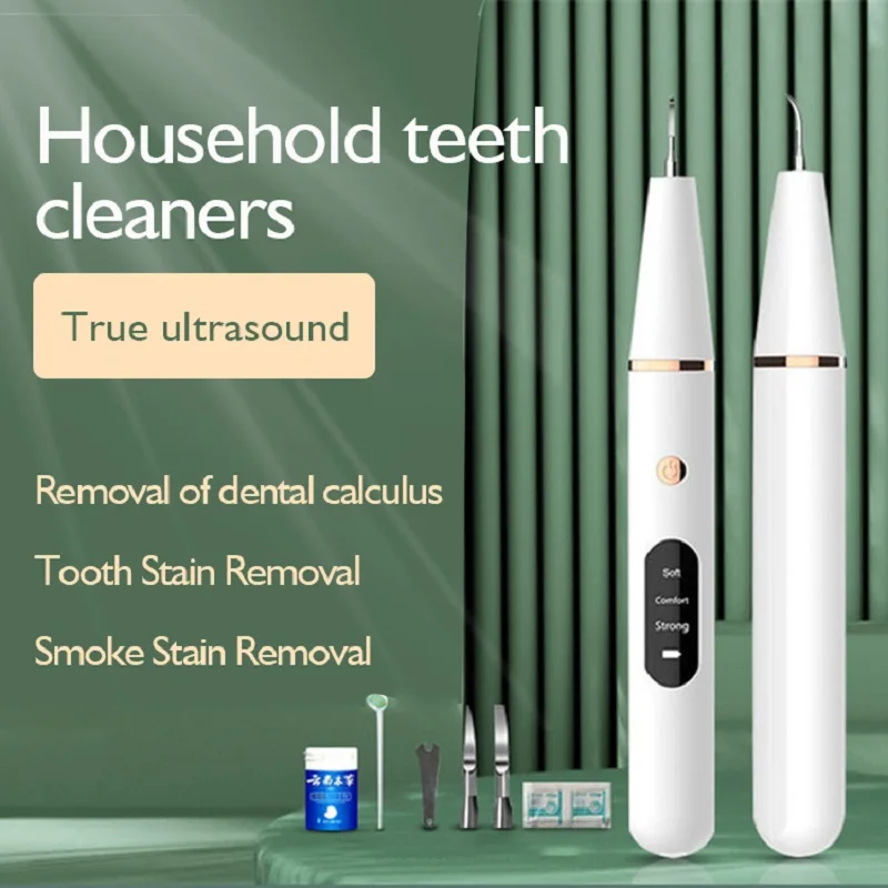 

Ultrasonic Dental Cleaner For Teeth Tartar Stain Tooth Calculus Remover Electric Sonic Teeth Plaque Cleaner Dental Stone Removal