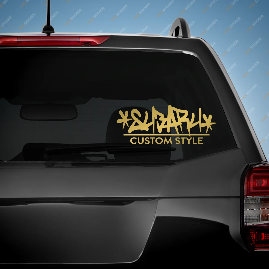 Наклейка на авто для SUBARU - Custom Style виниловая наклейка стикер | Автомобили и