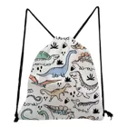 Мини-рюкзаки с рисунком динозавра, сумка для подарков на день рождения, зеленая сумка для хранения с рисунком, оптовая продажа, Прямая поставка