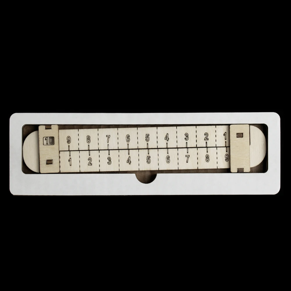 Деревянная арифметическая линейка для счёта (от 1 до 10) |