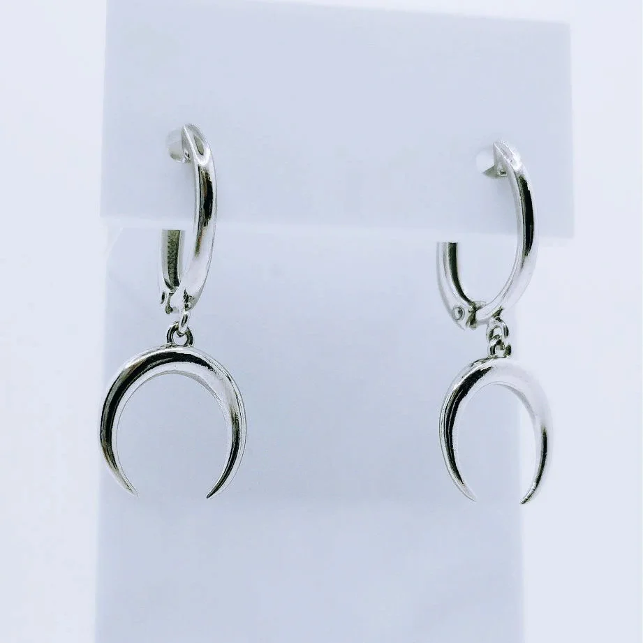 Earrings. The trend of 2022. Women's earrings. &quotLunnitsa&quot. 925 silver. Ms. weight 2.5 gr. | Drop Earrings