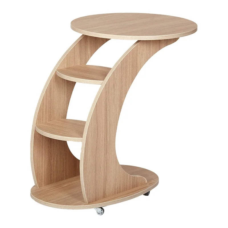 Стол Бьюти придиванный Delicatex цвет дуб каньон прикатной журнальный | Мебель