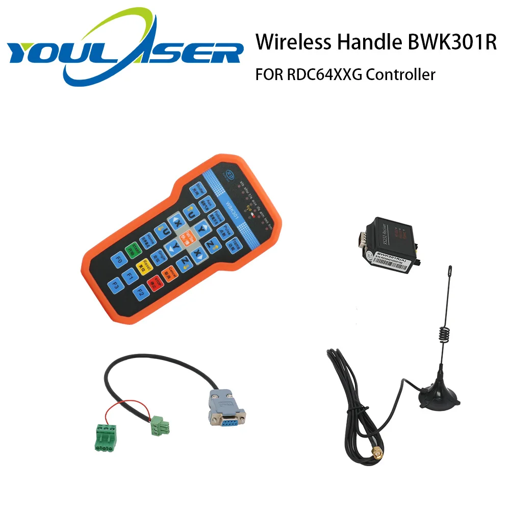 Ruida Беспроводной ручка управления BWK301R BWK301T для RDC6442G RDC6442S RDC6332M|Контроллер с ЧПУ| |