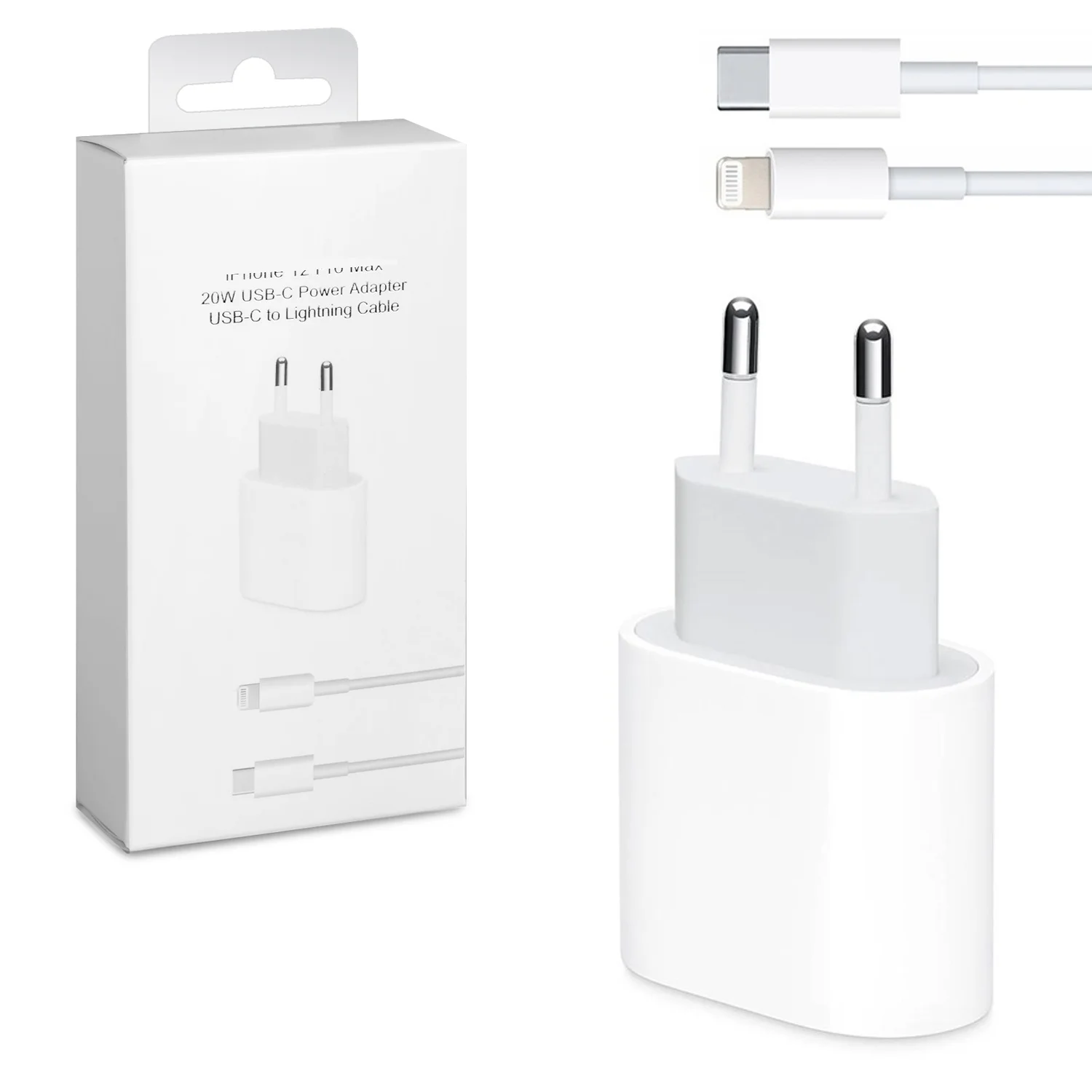 Адаптер питания 20 Вт USB-C быстрое зарядное устройство для Apple + lightning cable 1 2 м |
