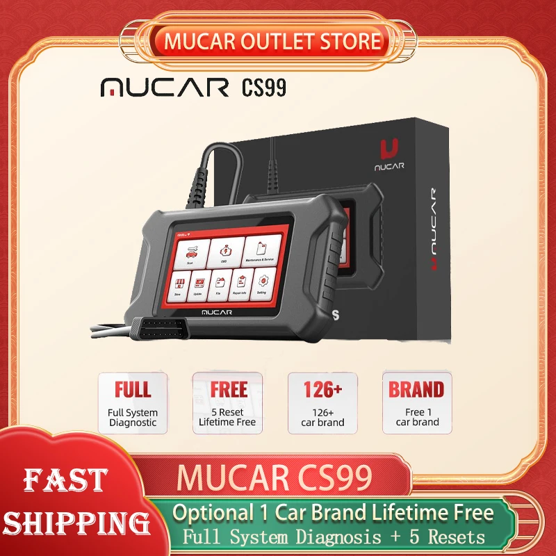Диагностический сканер MUCAR CS99 устройство для диагностики автомобиля Obd2 с 28