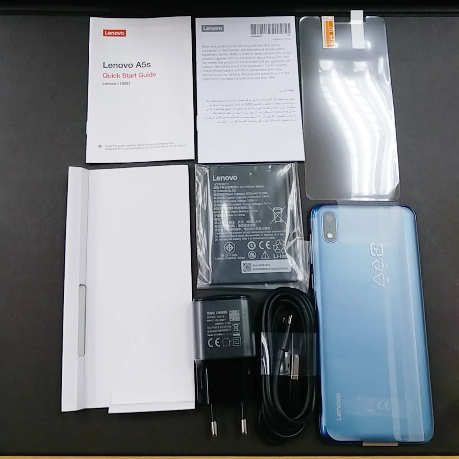 Глобальная версия lenovo A5 s A5S 5,45 дюймов HD 18:9 экран 2 Гб 16 Гб MT6761 камера 13 МП смартфон 3000 мАч разблокировка лица телефон