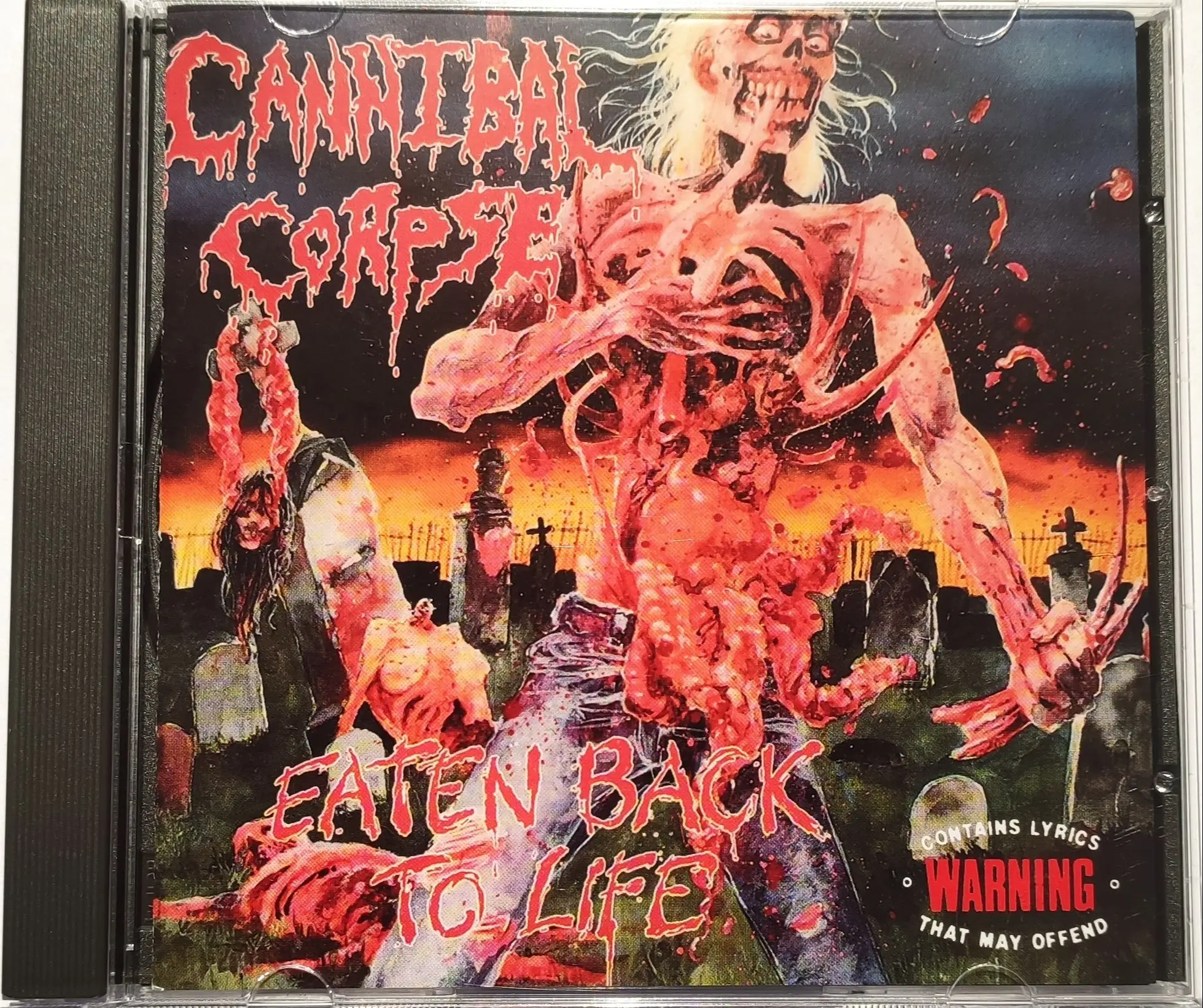 CANNIBAL CORPSE &quotEaten Back To Life&quot CD 1990 Death Metal |