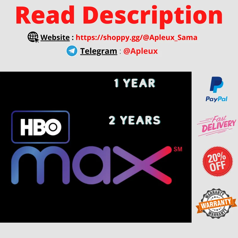 

{HBO MAX Premium Account 1 Year & 2 Years}