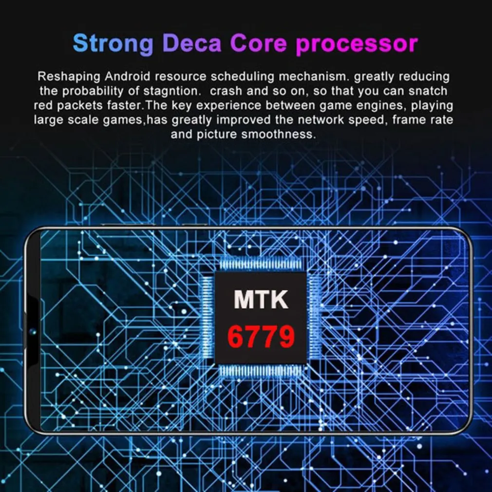 

Global Version Z6 Pro 4GB 64GB 4G Smartphone 5.8 Inch MTK 6779 8 Core 4g Network Mobile Phones Android 10.0 Cell Phones