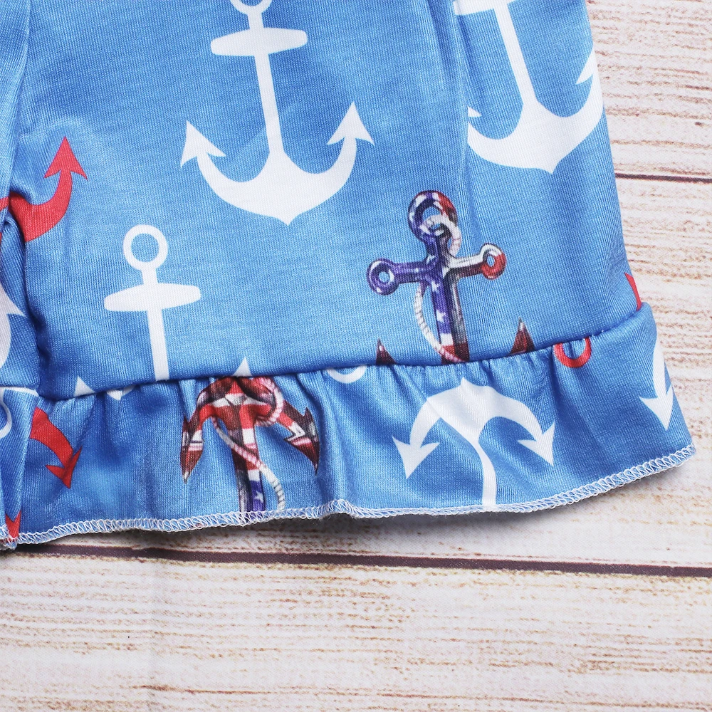 Детский хлопковый комплект одежды из 2 предметов на лето новый стиль Футболка с