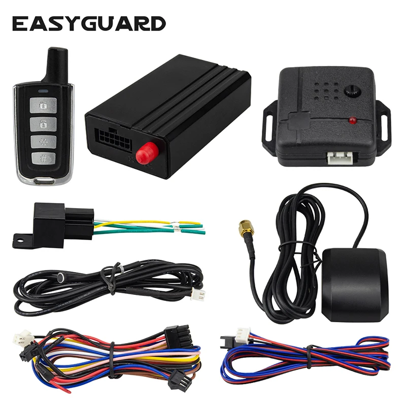 Система автосигнализации EASYAGUARD GPS трекер управление разблокировкой через