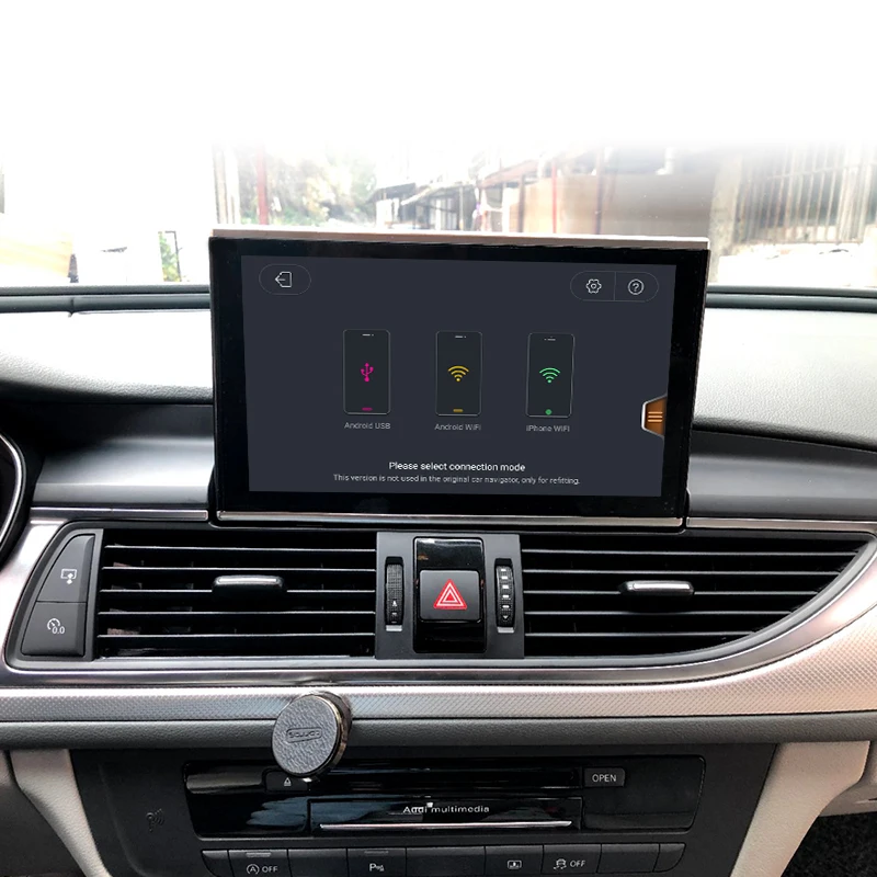 구매 GEHANG 2 Din 안 드 로이드 자동차 라디오 터치 스크린 멀티미디어 4 + 64G IPS 블루투스 Carplay 무선 Andi A6 A7 2012-2018