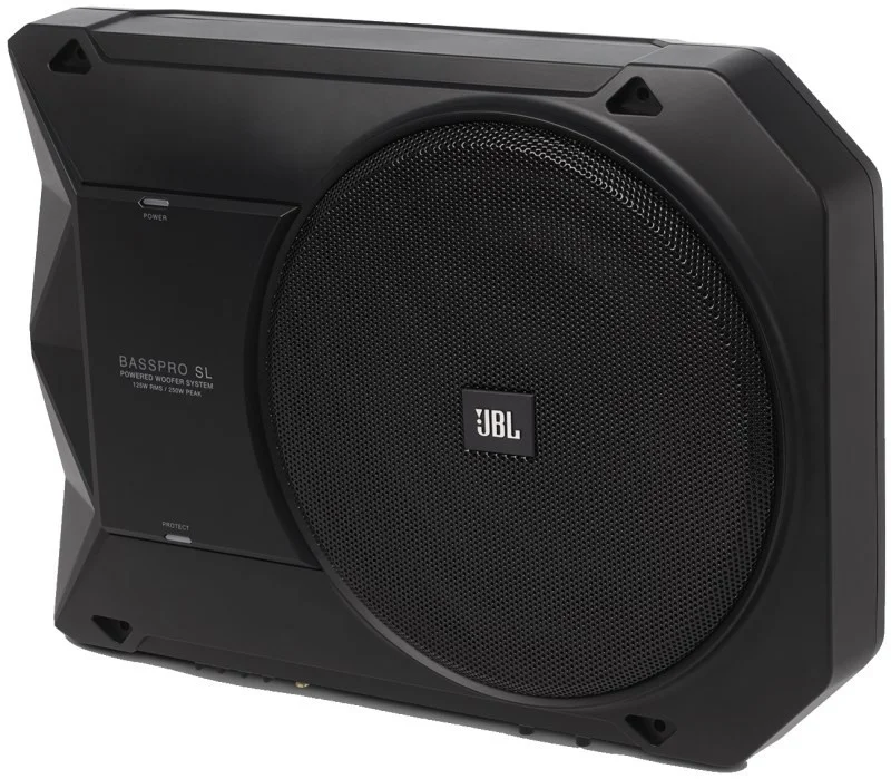 Сабвуфер автомобильный JBL BassPro SL2 125Вт активный (20см/8&quot) |