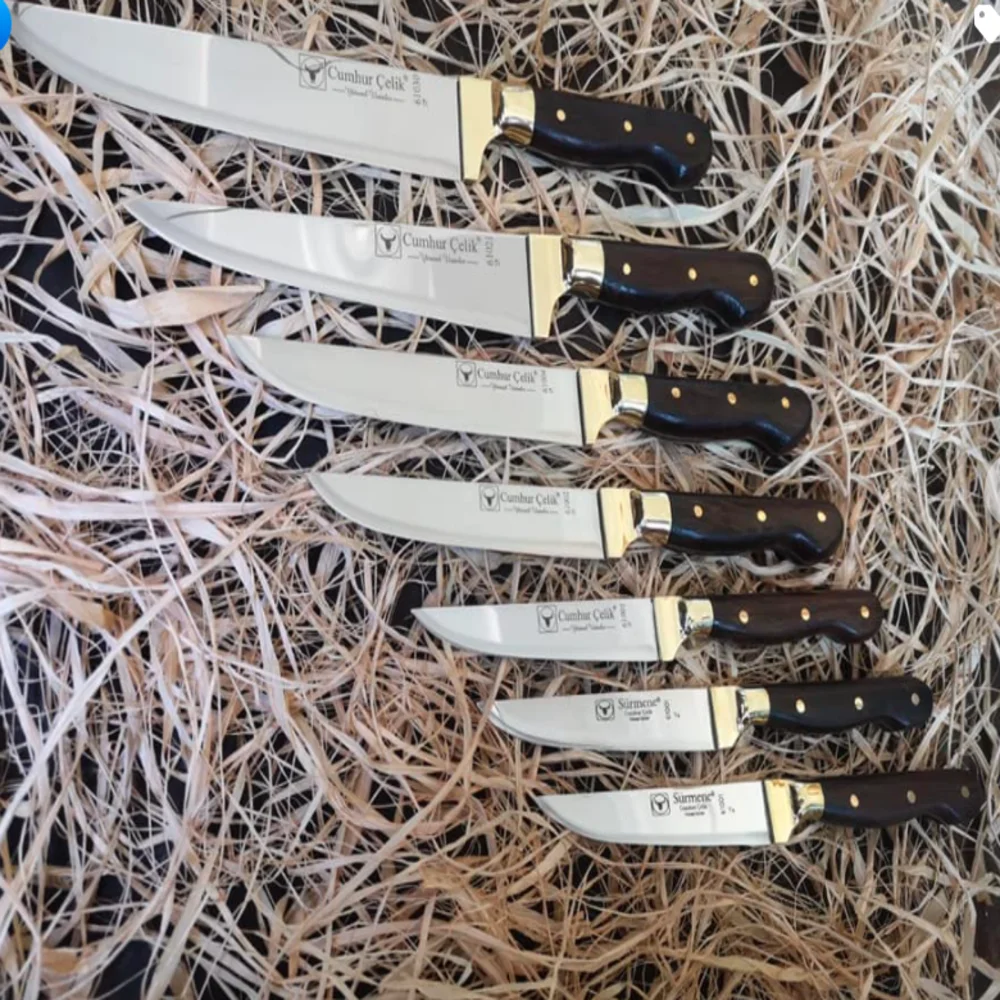 Кухонный набор мясника с 7 ножами кованые Ножи ручной работы Профессиональный