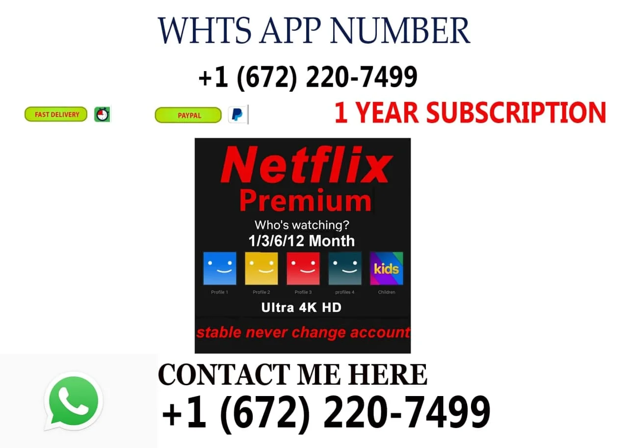 

{ Netflix Premium Account }