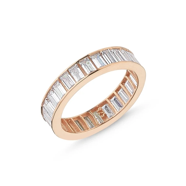 

Серебряное 925 пробы 5 мм кольцо из циркона с кубическим цирконием Tamtur