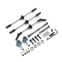 steel gear axle gear steering cup kit for wpl 116 b14 b24 c14 c24 c34 c44 b16 b36 q60 rc car parts metal upgrade