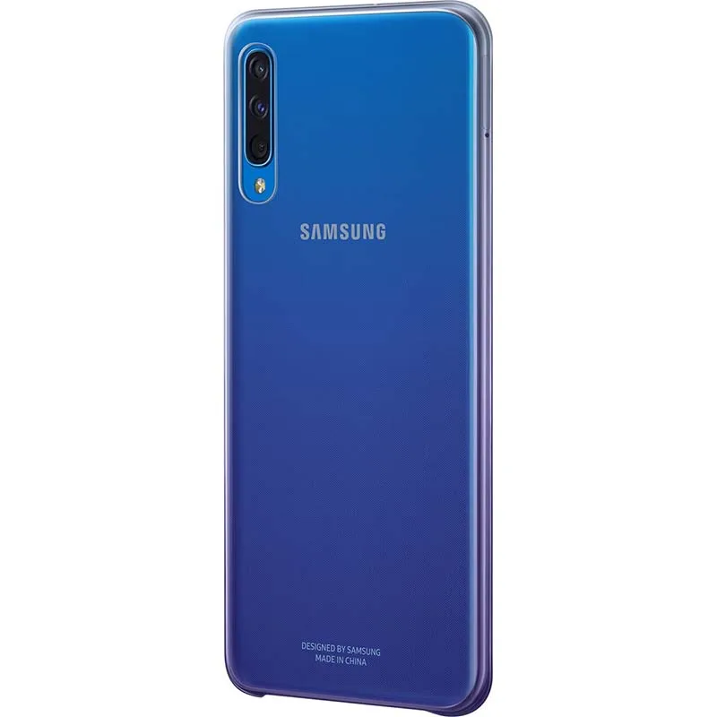 Чехол-накладка Samsung Gradation Cover для Galaxy A50 фиолетовый | Мобильные телефоны и