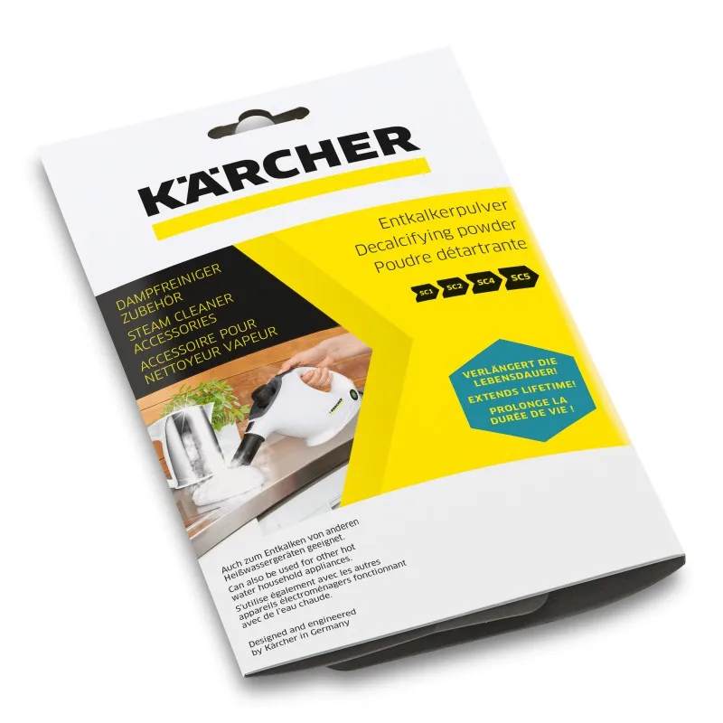 1шт. Порошковый АНТИНАКИПИН 6X17г. для пароочистителей KARCHER SC. (6.295-987.0). Для SC2,SC4...