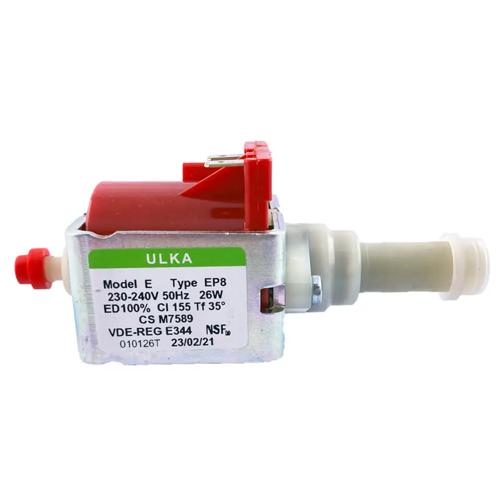 Вибрационный насос-помпа ULKA EP8 26W 72 л/ч 1200ml/min 2 5bar Q115 Q215 AT5161450010 5859FI2423F Thomas - Twin /TT/T2 Super