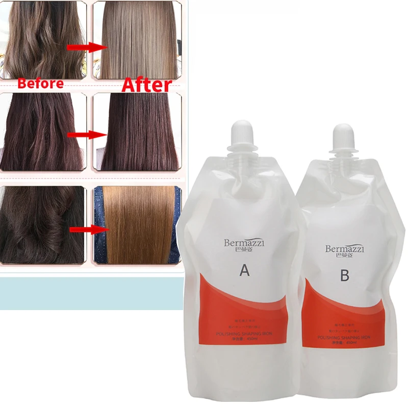 Крем для выпрямления волос с кератином 900 мл | Красота и здоровье