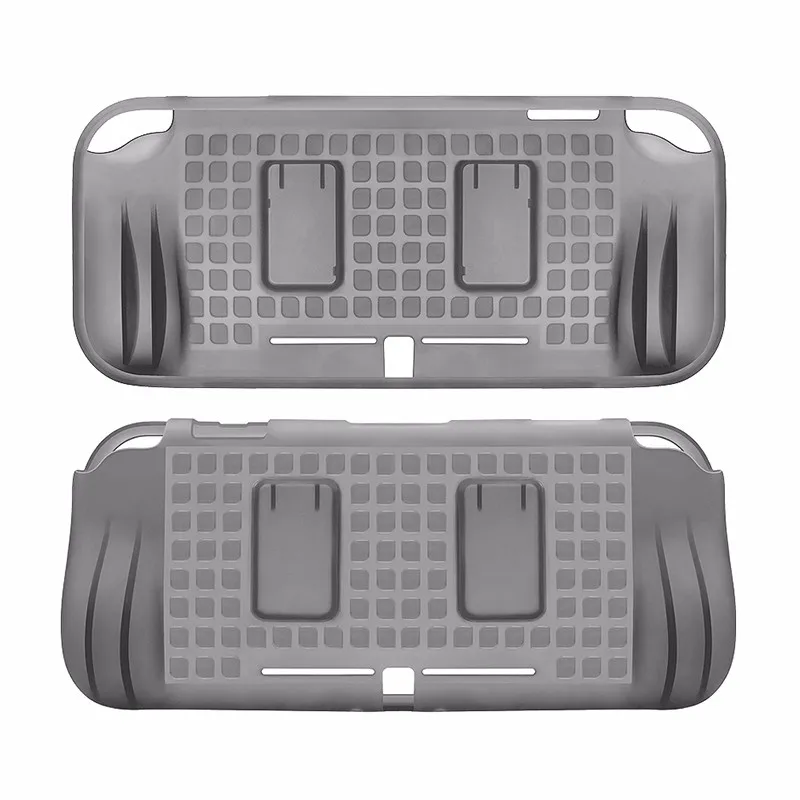 Силиконовый мягкий чехол-накладка на заднюю панель для kingd Switch Lite для NS Lite, защитный чехол-бампер из тпу - Цвет: Gray
