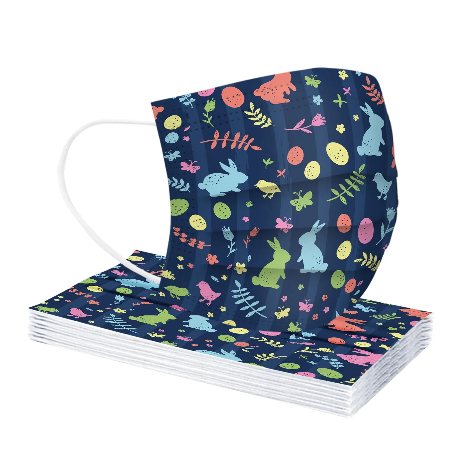 Маска для взрослых на Пасху 10 шт. одноразовая улицы высокое качество дышащая 3