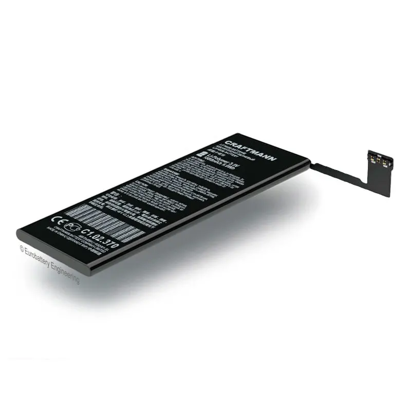 Крафтман Баттери 1560 мАч для APPLE iPhone 5S A1453/A1457/A1518/A1528/A1530/A1533 (A69TA006H/18S2001-SL) высокая емкость качественная оригинальная литий.