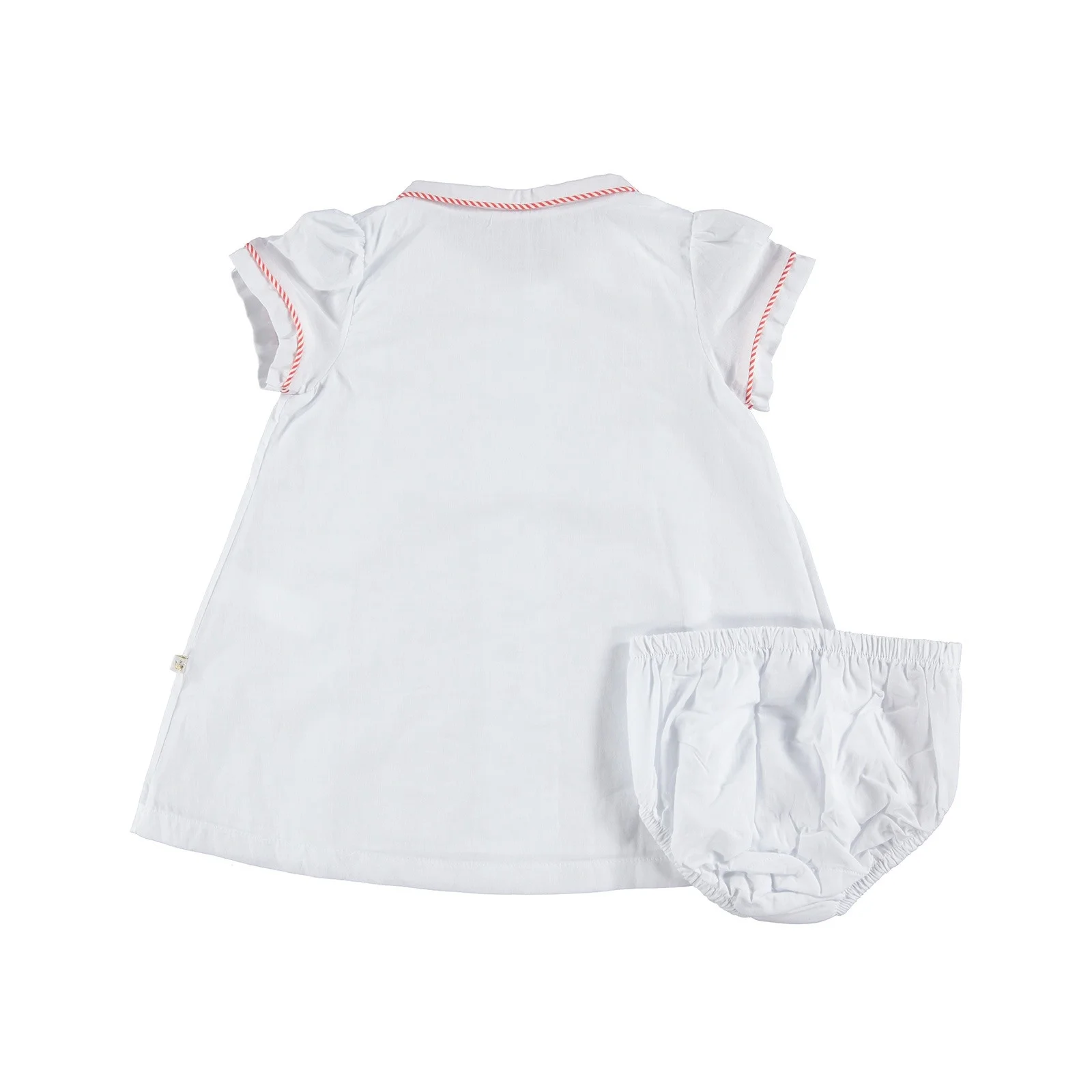 Ebebek/платье с вышивкой и воротником в виде вишни для маленьких девочек | Мать