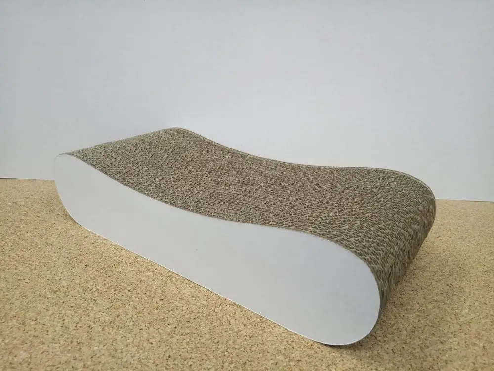 Когтеточка когтедралка лежанка картонная для кошки кота котенка большая 48х21х11