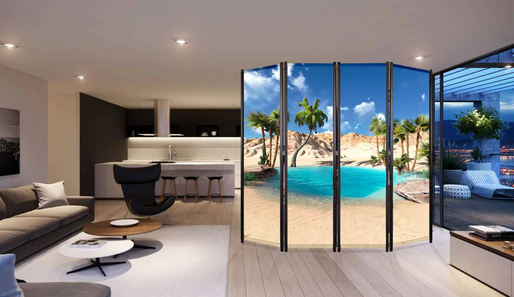 Ширма Лайт &quotОазис&quot 4 | Дом и сад