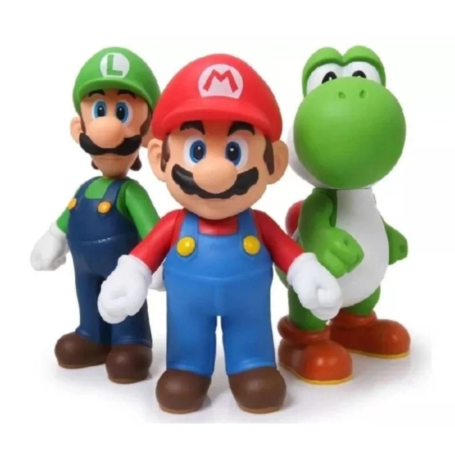 Большая кукла коллекция фигурок Super Mario Bros размер 23 см