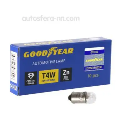 GOODYEAR GY012204 T4W 12V 4W BA9S (: 10.) 1шт |