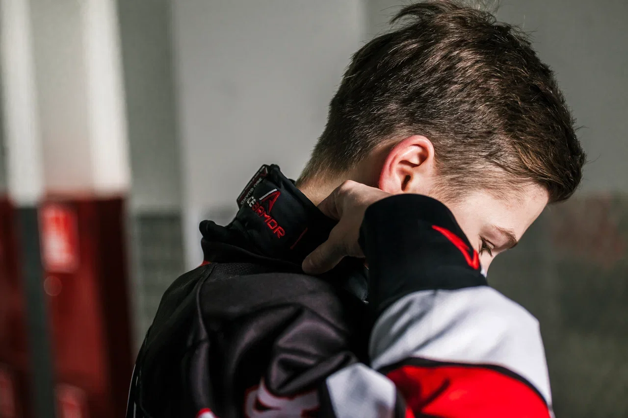 Защита шеи и ключицы для хоккеиста (детская) IceArmor | Спорт развлечения