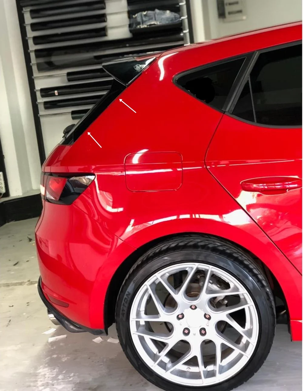 Для Seat Leon Mk3/Mk3.5 оконная декоративная планка для спойлер сторона 2012 2013 2014 2015 2016 2017