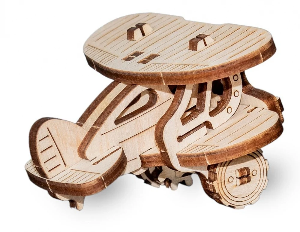 Деревянный конструктор брелок EWA &quotЭвик: Самолет&quot|Деревянные конструкторы| |