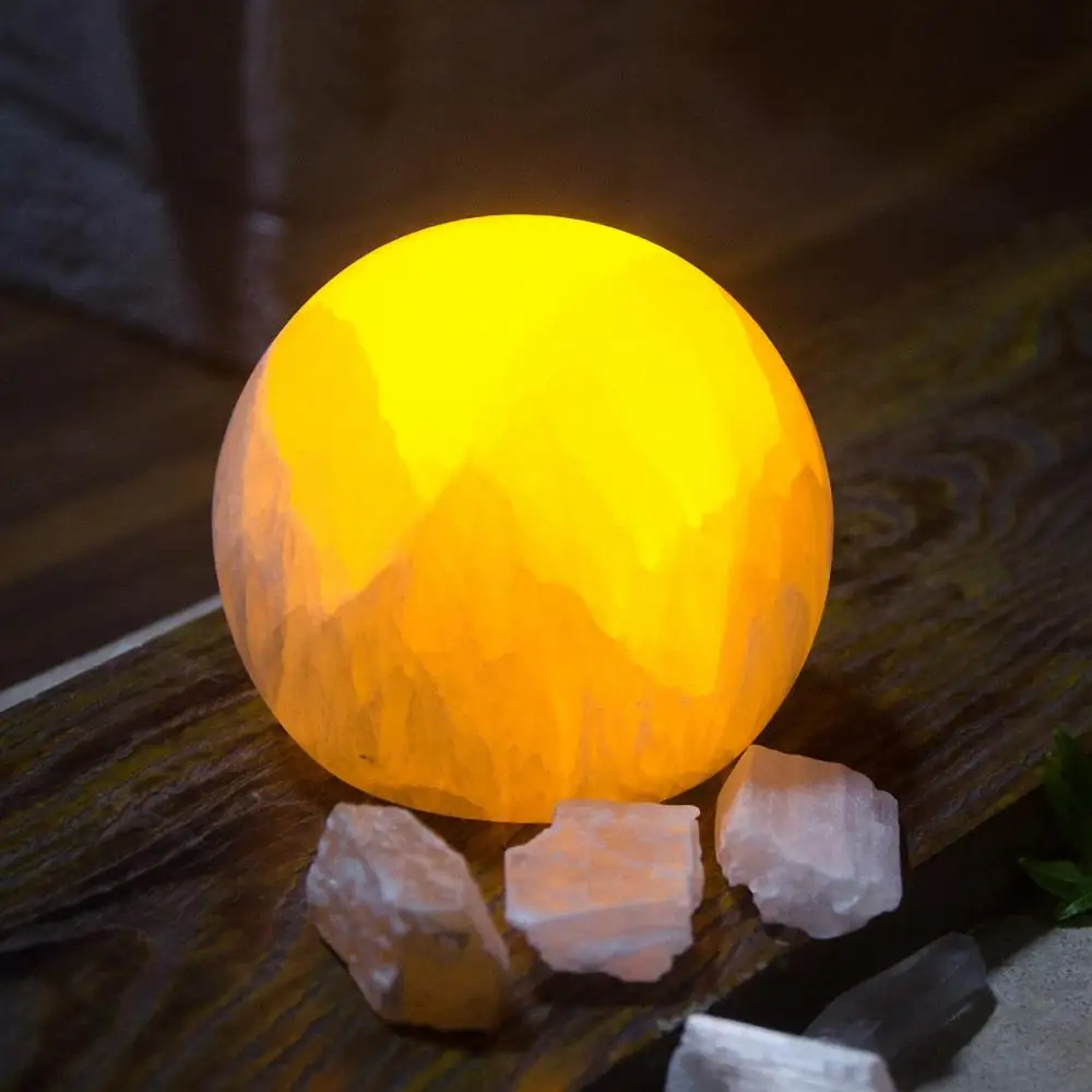 

Tubeshine 16-Color-Changing Ore Moon Night Light, Stepless Dimming, Remote Control, Touch Bedside Atmosphere Light, Home Décor