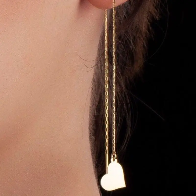 

Professional Custom Stainless Steel Earline Love Earrings, Romantic And Classical Occasions, Anniversary, Birthday Parties, Exqu