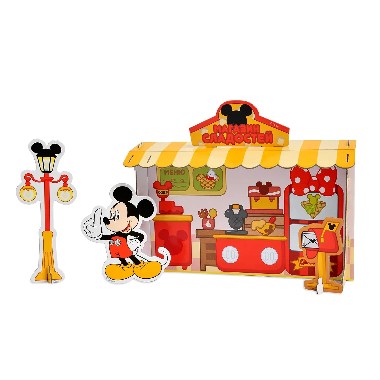 Set for modeling Disney Club Mickey Mouse shop sweets (mass modeling-6 color. Accessories tools.) | Игрушки и хобби