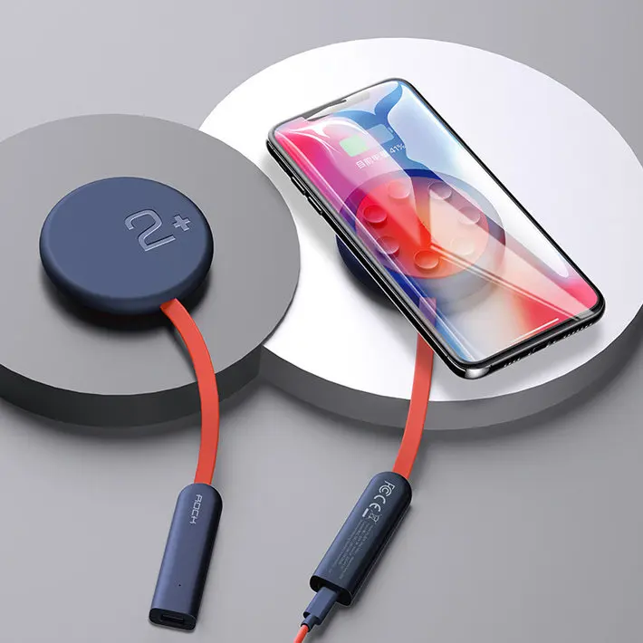 Фото Беспроводная зарядка двухсторонняя Rock W24 Double-side Quick Charge RWC-0460 Беспроводная зарядка двухсторонняя Rock W24 Double-side Quick Charge RWC-0460