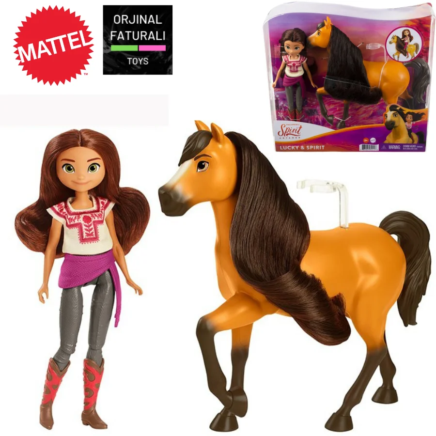 Кукла-манекен MATTEL Spirit на удачу и красивая лошадь игровой набор GXF20 кукла-манекен