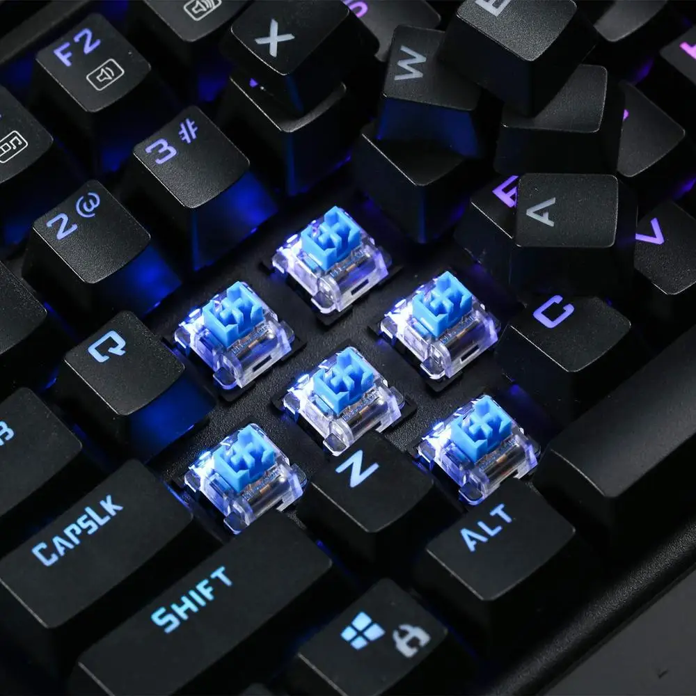 Механическая игровая клавиатура Redragon 87 клавиш компактная RGB TKL с 9 встроенными